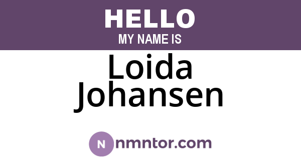 Loida Johansen
