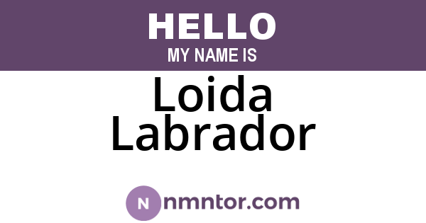 Loida Labrador