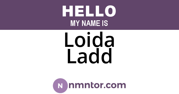 Loida Ladd