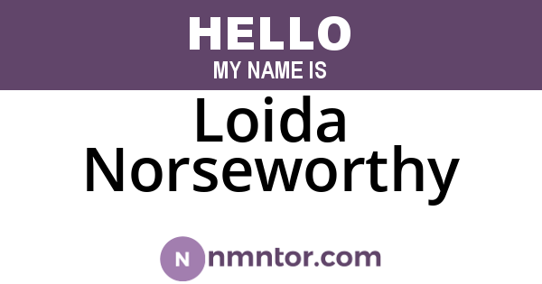 Loida Norseworthy