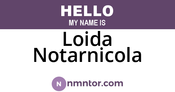 Loida Notarnicola