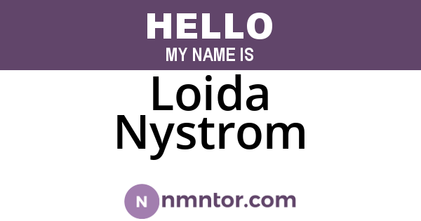 Loida Nystrom