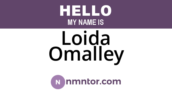 Loida Omalley