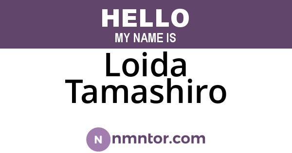 Loida Tamashiro