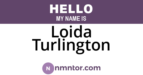 Loida Turlington