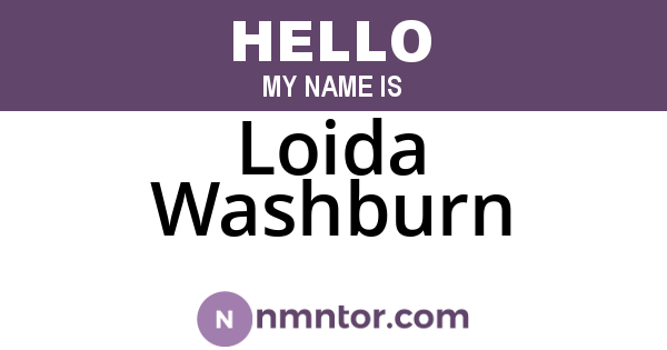 Loida Washburn