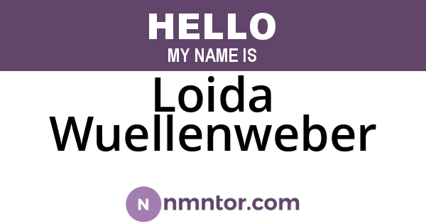 Loida Wuellenweber