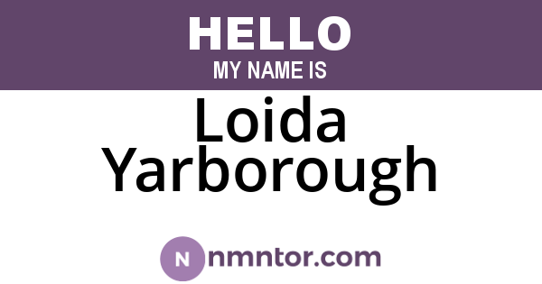 Loida Yarborough