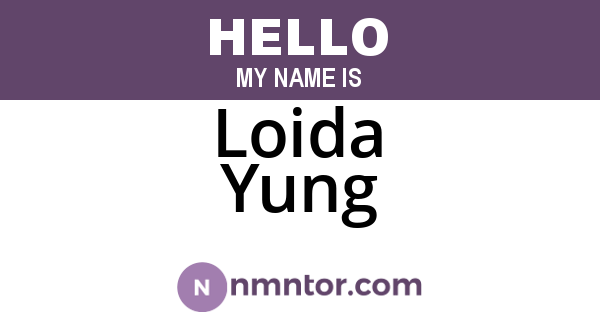 Loida Yung