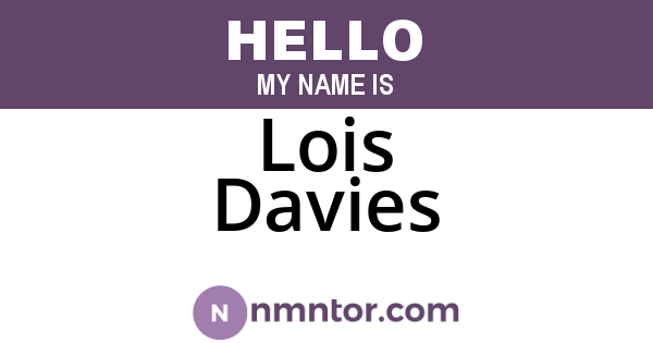 Lois Davies