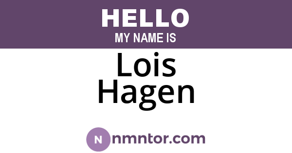 Lois Hagen