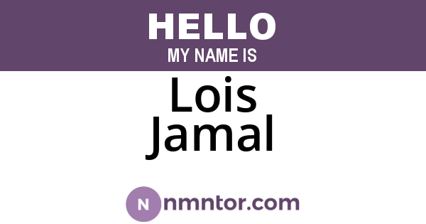Lois Jamal