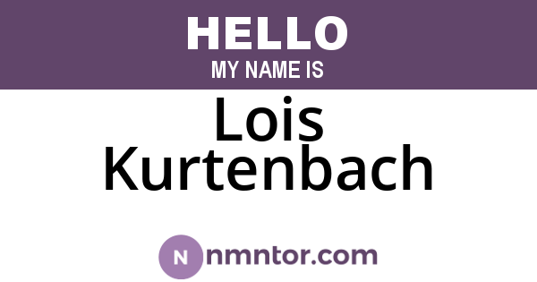 Lois Kurtenbach
