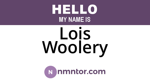 Lois Woolery