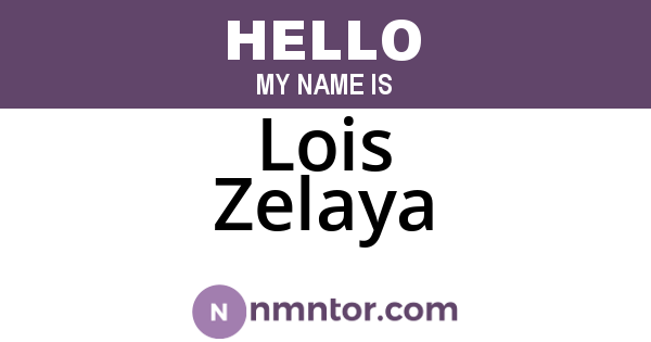 Lois Zelaya