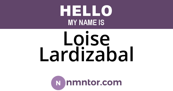 Loise Lardizabal