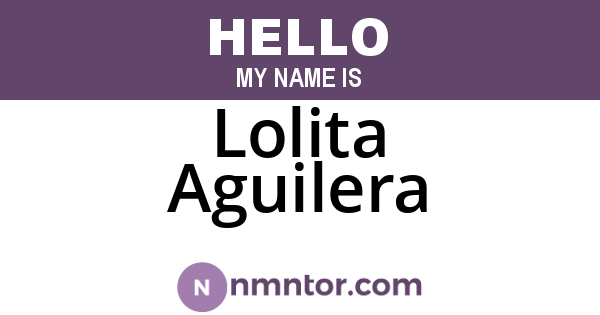 Lolita Aguilera