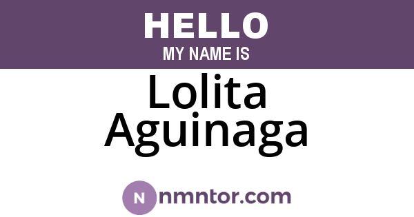 Lolita Aguinaga