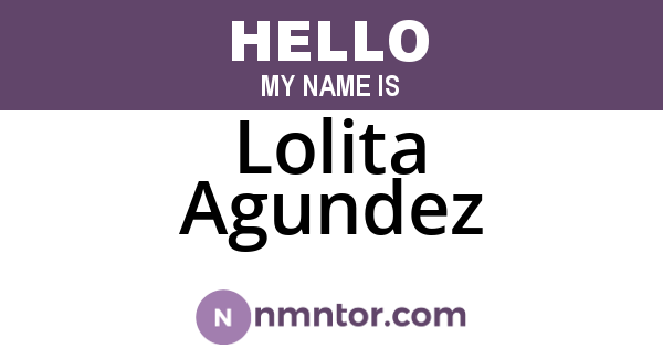Lolita Agundez