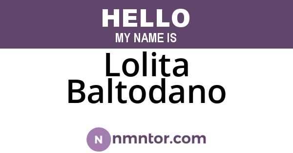 Lolita Baltodano