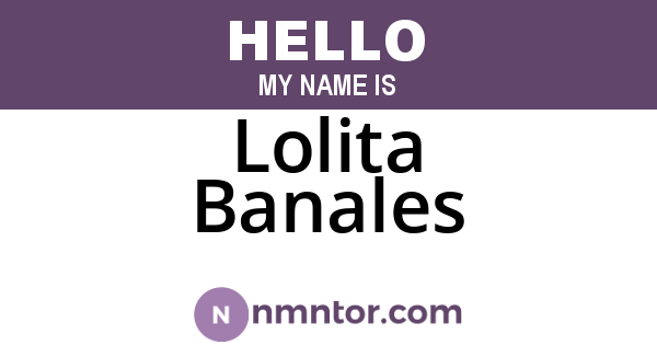 Lolita Banales