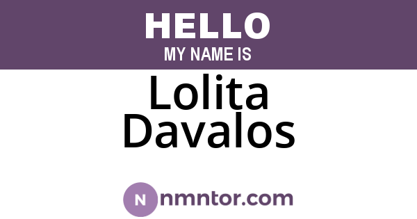 Lolita Davalos