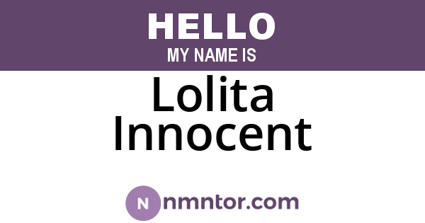 Lolita Innocent