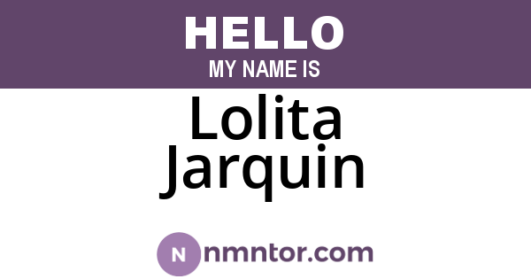 Lolita Jarquin