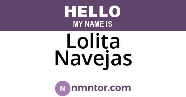 Lolita Navejas