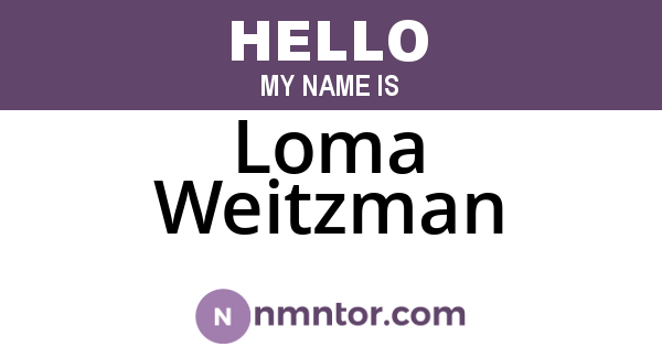 Loma Weitzman