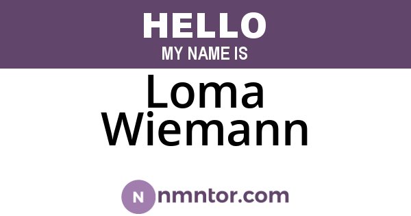 Loma Wiemann