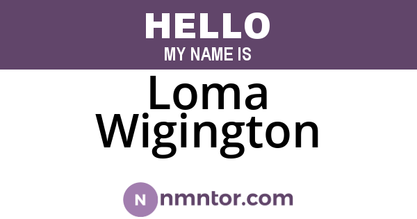 Loma Wigington