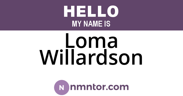 Loma Willardson