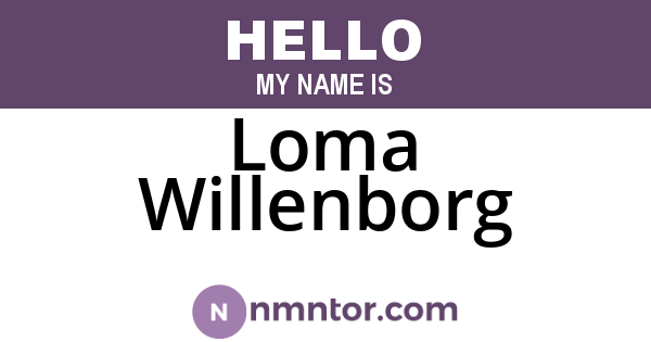 Loma Willenborg