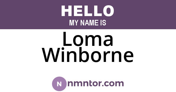 Loma Winborne