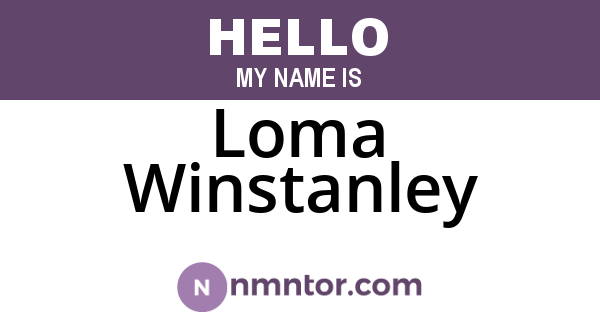 Loma Winstanley