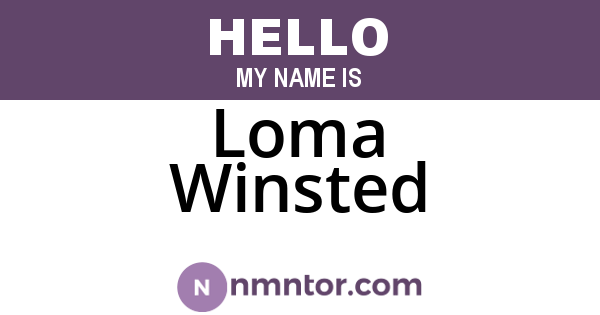 Loma Winsted
