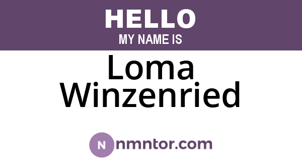 Loma Winzenried