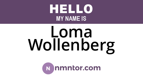 Loma Wollenberg
