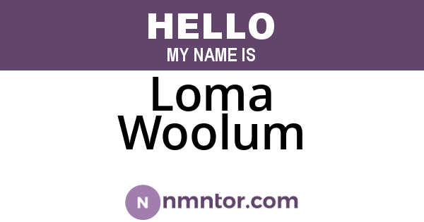 Loma Woolum