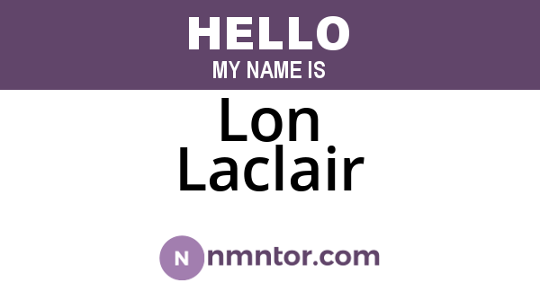 Lon Laclair