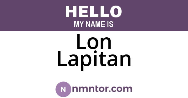 Lon Lapitan