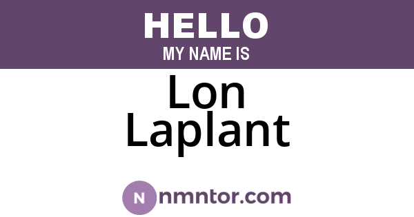 Lon Laplant