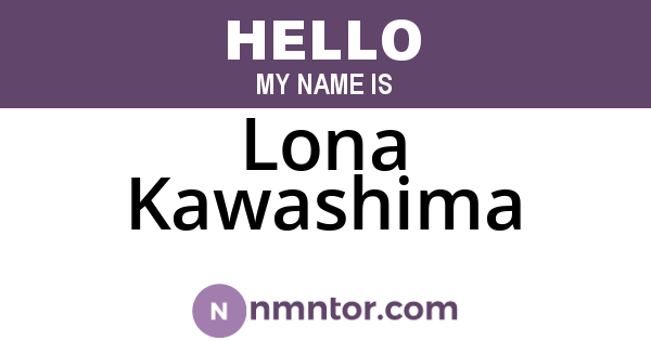 Lona Kawashima