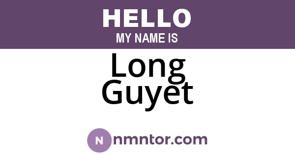 Long Guyet