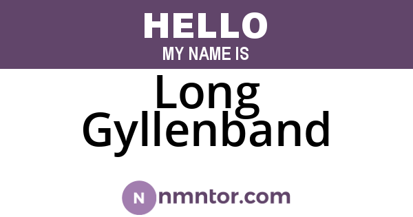Long Gyllenband