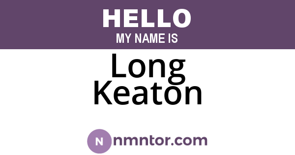 Long Keaton