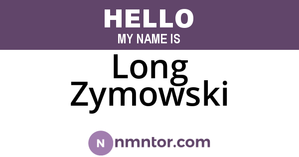 Long Zymowski