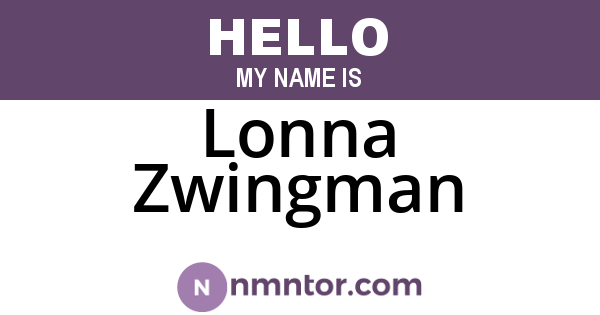 Lonna Zwingman