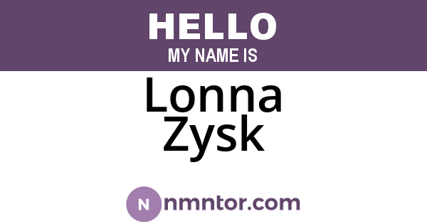 Lonna Zysk